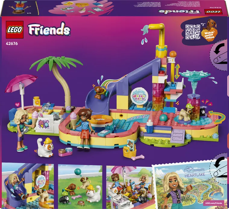LEGO Friends, O zi distractiva in parcul acvatic, 42676