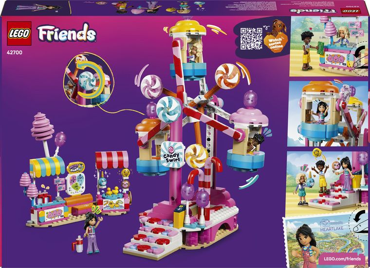 LEGO Friends, Roata Ferris cu bomboane si briose, 42700