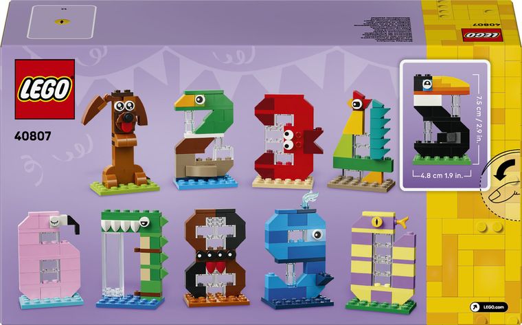 LEGO Iconic, Numere de zi de nastere, 40807