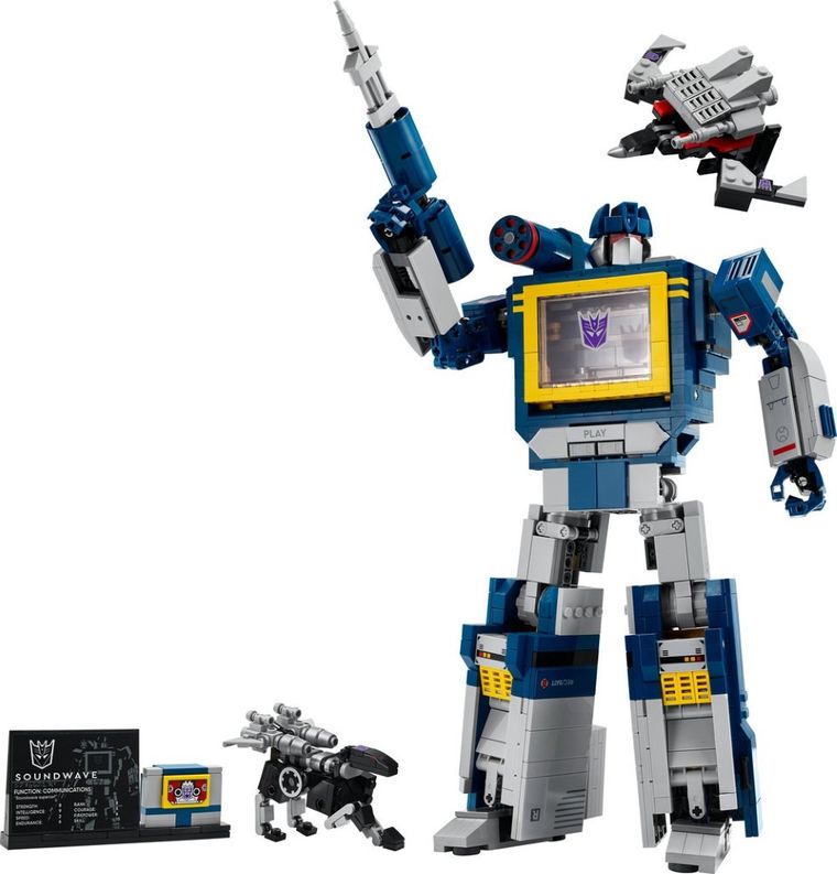 LEGO Icons, Transformers: Soundwave, 10358