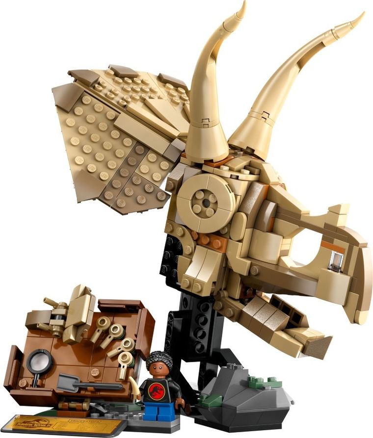 LEGO Jurassic World, Fosile de dinozaur: craniu de Triceratops, 76969