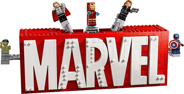 LEGO Marvel, Sigla si minifigurine MARVEL, 76313