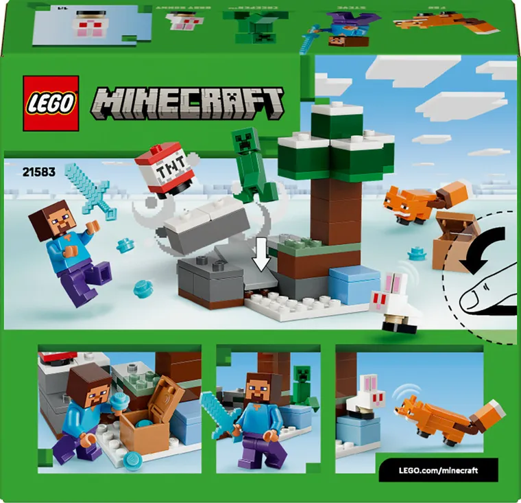 LEGO Minecraft, Aventura din Taiga a lui Steve, 21583