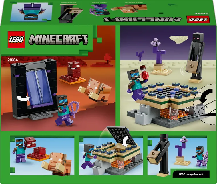 LEGO Minecraft, Calatorie prin portalurile Nether si End, 21584