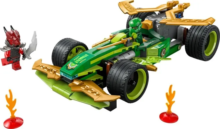 LEGO NINJAGO, Masina de curse cu motor cu arc a lui Lloyd, 71828