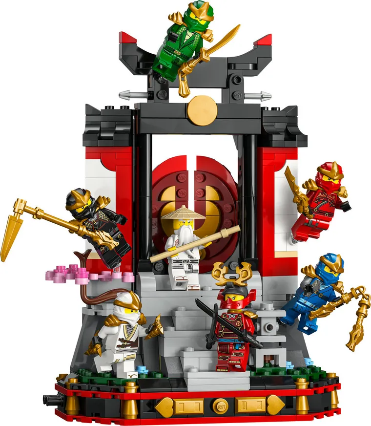 LEGO NINJAGO, Model pentru etalare cu personaje ninja la a 15-a aniversare, 71866