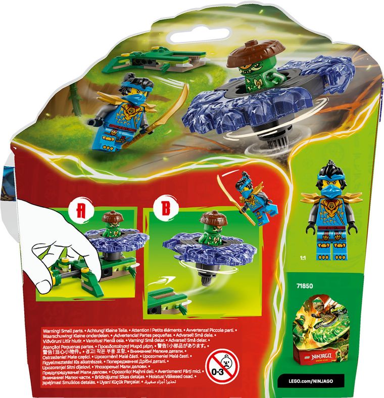 LEGO NINJAGO, Nya vs Spinnerul monstru cu mutatii, 71849