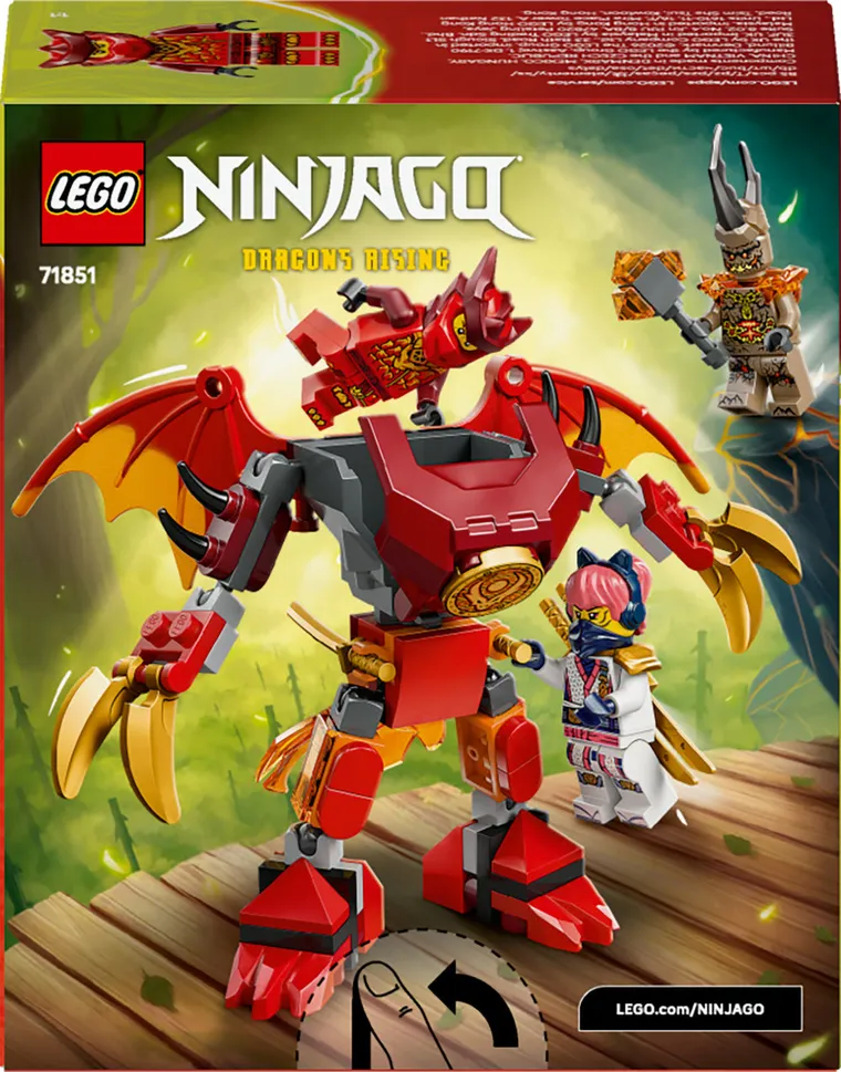 LEGO NINJAGO, Pachet de lupta cu robotul dragon al lui Kai, 71851