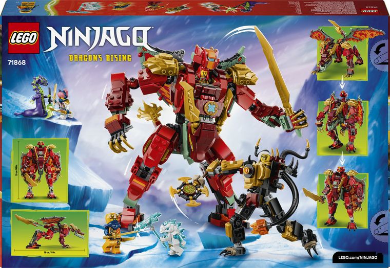 LEGO NINJAGO, Robotul dragon transformator al lui Wyldfyre, 71868