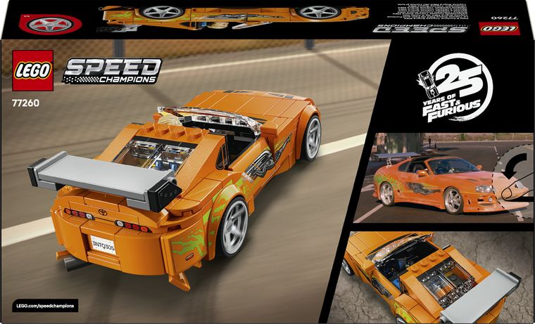 LEGO Speed Champions, Toyota Supra MK4 din Furios si iute, 77260