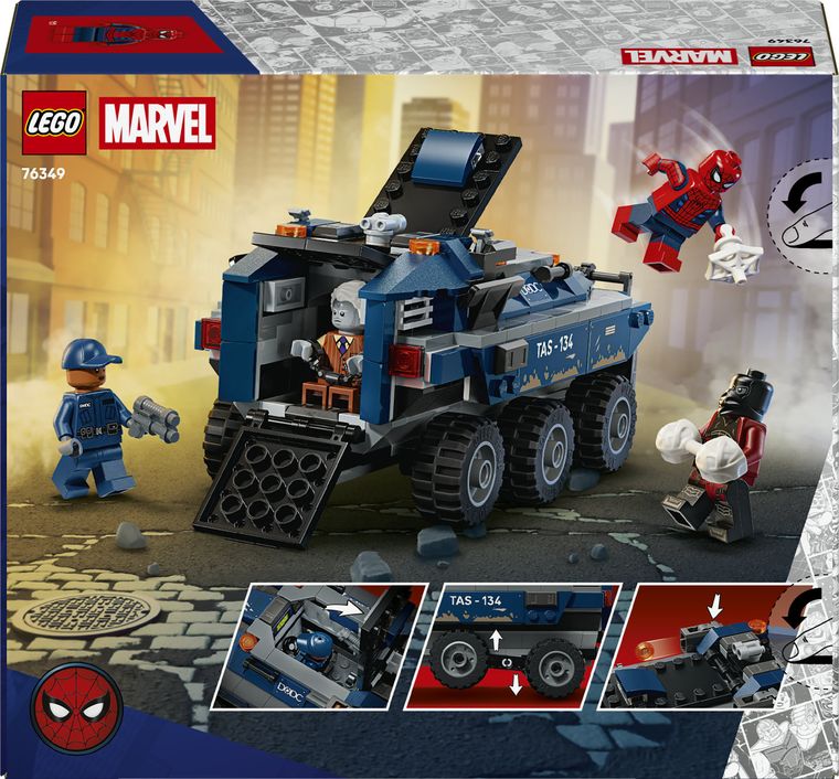 LEGO Super Heroes, Urmarire cu Omul Paianjen si masina inchisorii, 76349