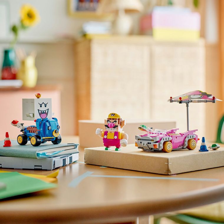 LEGO Super Mario, Mario Kart - Wario si King Boo, 72038
