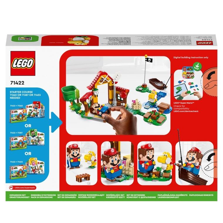 LEGO Super Mario, Set de extindere Picnic la casa lui Mario, 71422