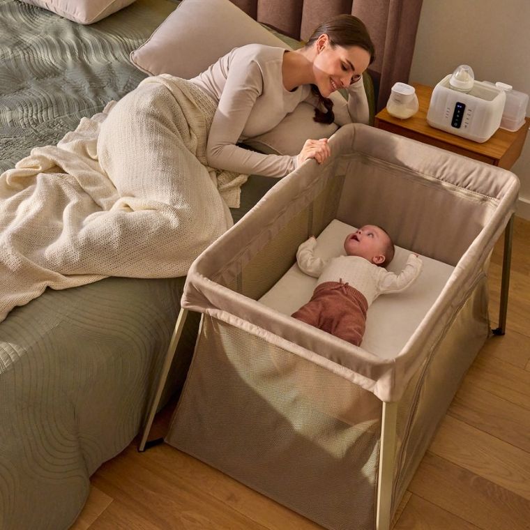 Lionelo, Alice, patut de volaj, 3in1, Grey