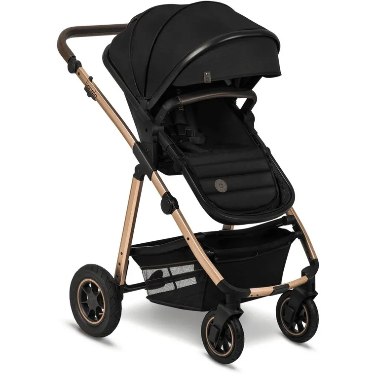 Lionelo, Amber, carucior multifunctional 3in1, Black Onyx