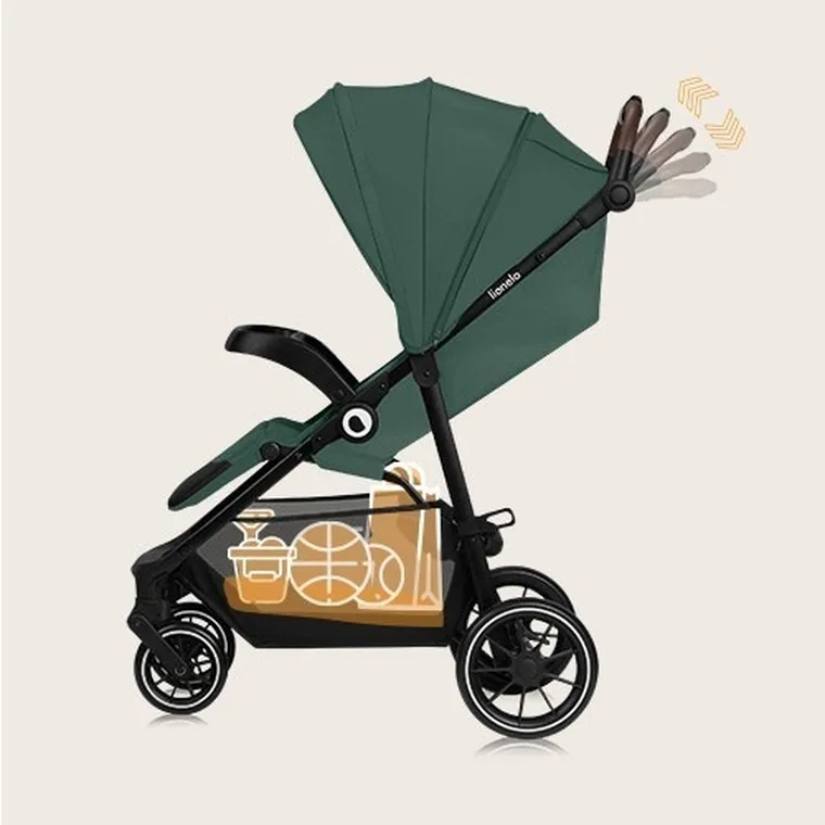 Lionelo, Annet Plus, carucior sport, Green Forest