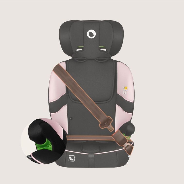 Lionelo, Billy, scaun auto, i-Size, Pink Baby, 76-150 cm