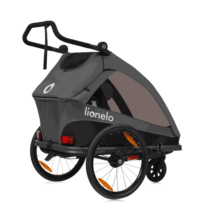 Lionelo, Cama, remorca bicicleta, Grey Graphite