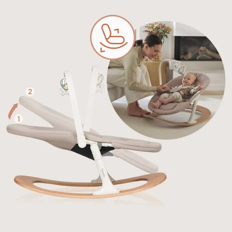 Lionelo, Celia Rocker, balansoar, bej