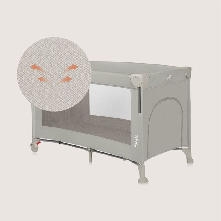 Lionelo, Ellen, patut de calatorie cu extensie mare 3in1, Beige