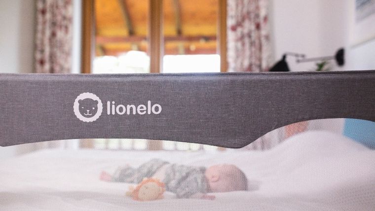 Lionelo, Hanna, bariera de protectie pentru patut, 66 cm, gri