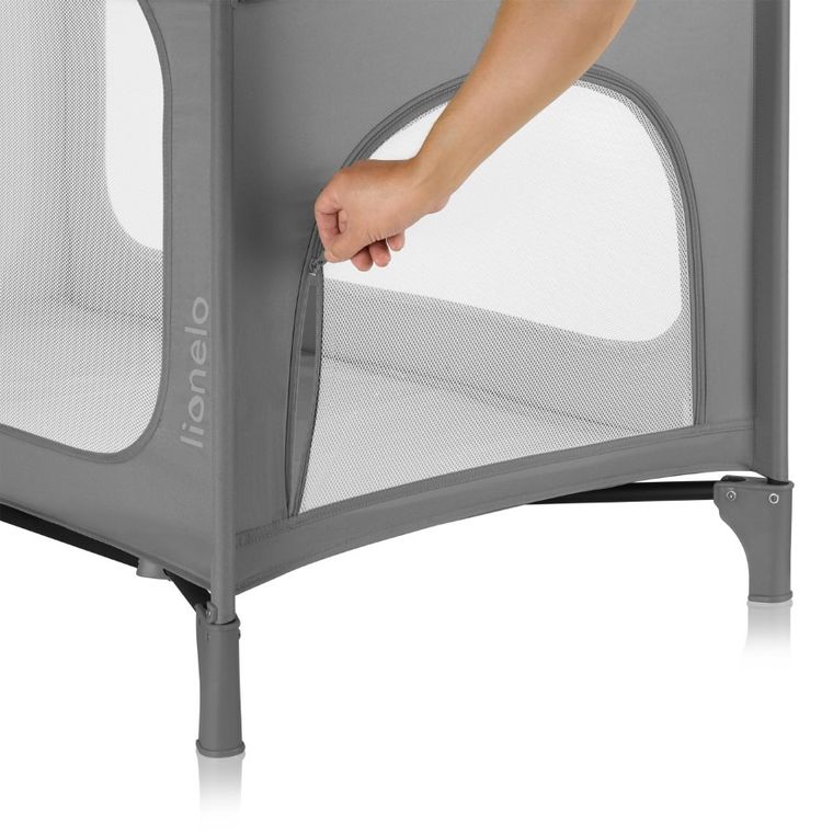 Lionelo, Jasmin, patut de calatorie, Easy Fold, Grey Stone