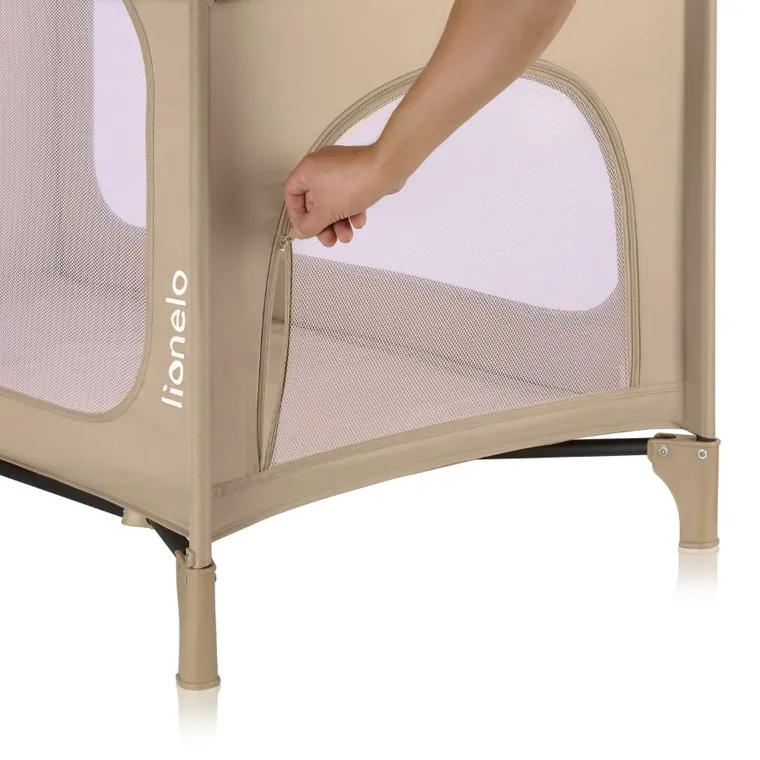 Lionelo, Jasmin, patut de volaj, Easy Fold, Beige Sand
