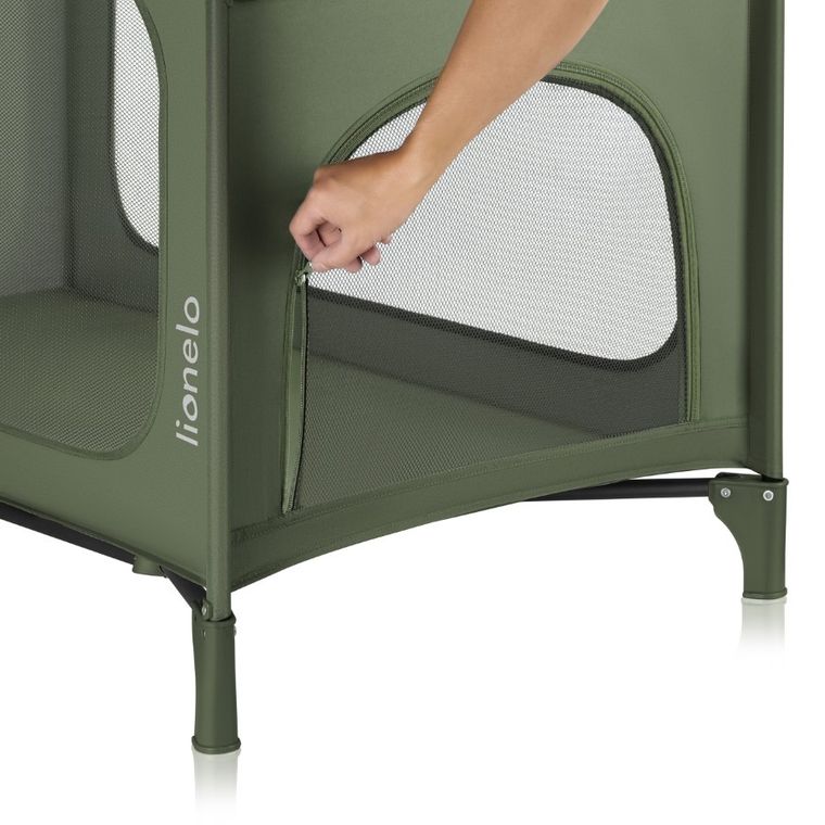 Lionelo, Jasmin, patut de volaj, Easy Fold, Green Olive