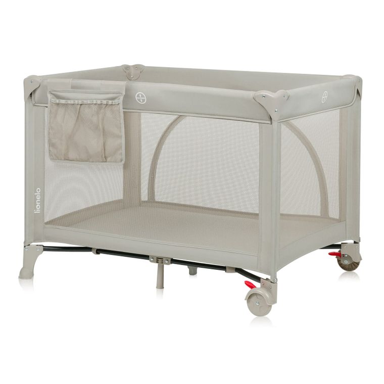 Lionelo, Laura, patut de calatorie compact 2in1, Beige Sand