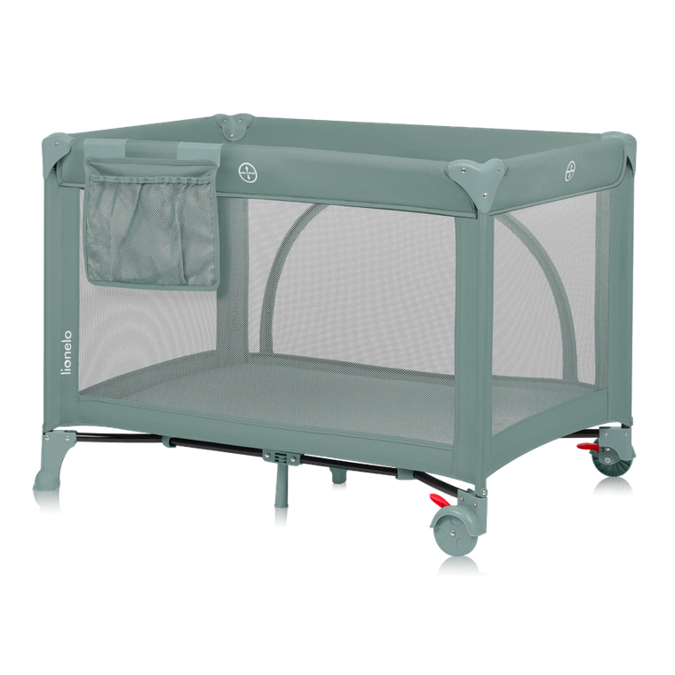 Lionelo, Laura, patut de volaj compact 2in1, Green Sage