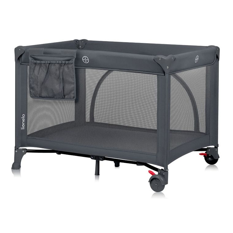 Lionelo, Laura, patut de volaj compact 2in1, Grey Concrete