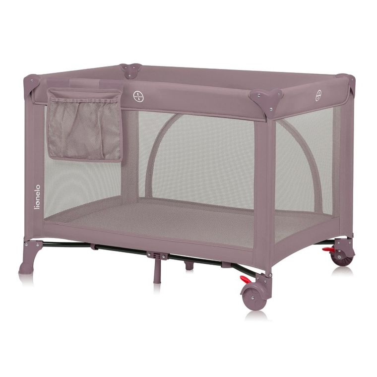 Lionelo, Laura, patut de volaj compact 2in1, Pink Nude