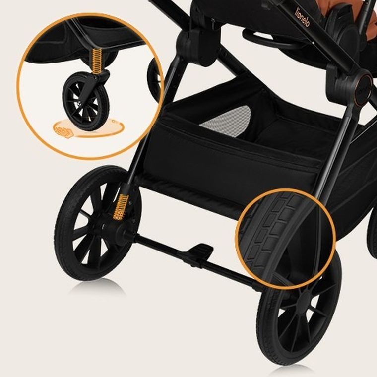 Lionelo, Layla, carucior multifunctional, 3in1, Brown Rust