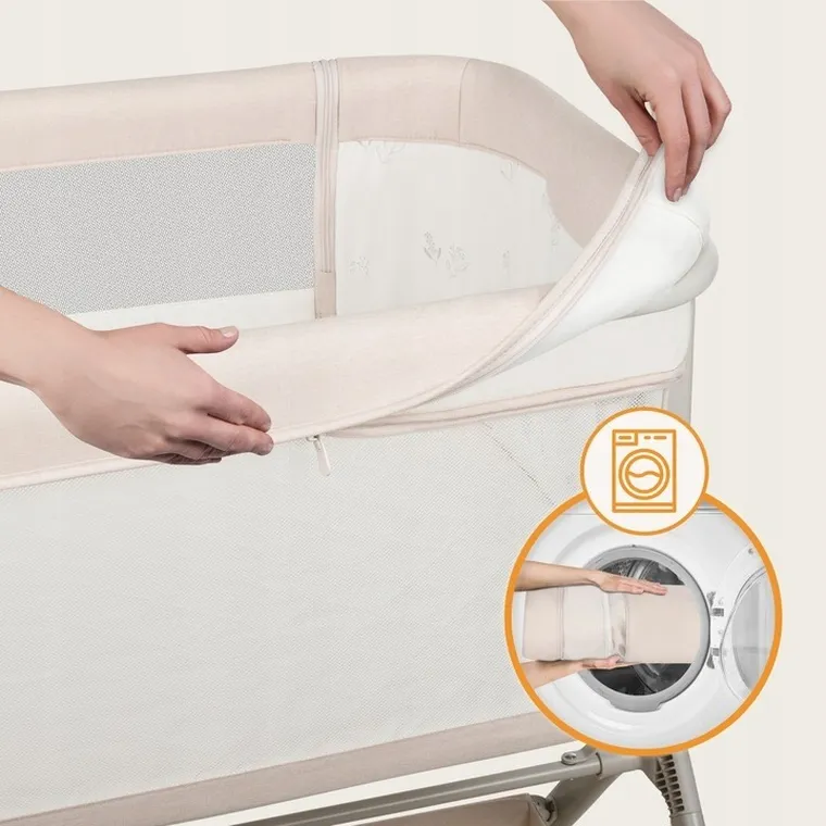 Lionelo, Leonie Plus, patut atasabil 3in1, Beige Sand