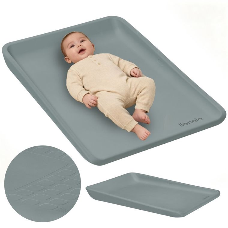 Lionelo, Megs, saltea multifunctionala pentru schimbat, Grey Dove