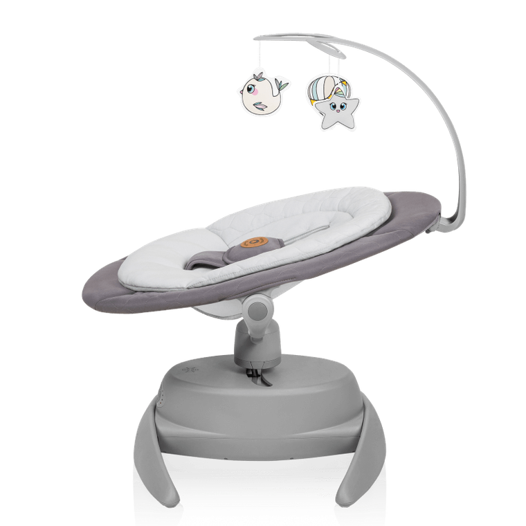 Lionelo, Mell, leagan ergonomic, Grey Stone