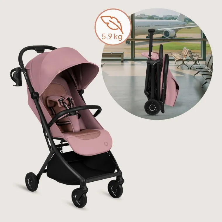 Lionelo, Sia, carucior sport, Pink Rose