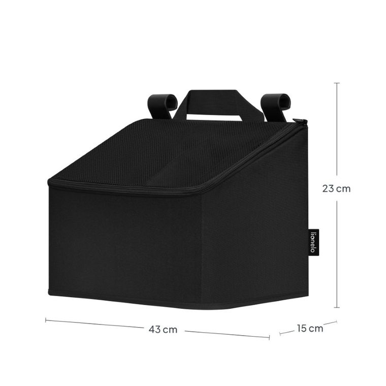 Lionelo, Sidepocket, organizator pentru patut, mediu, Black