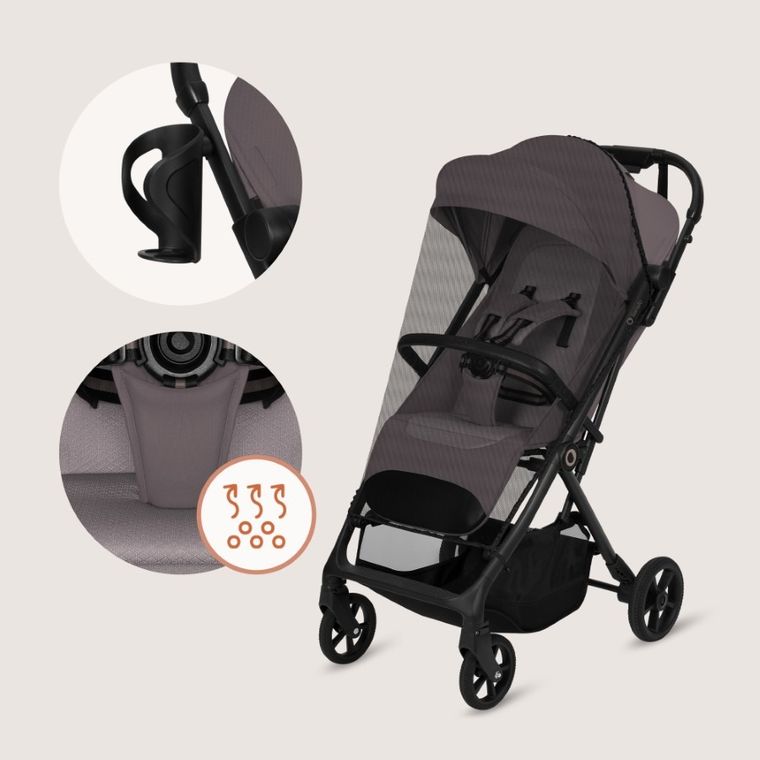 Lionelo, Tansi, carucior sport, Beige Taupe