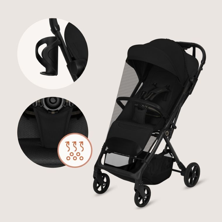 Lionelo, Tansi, carucior sport, Black Onyx