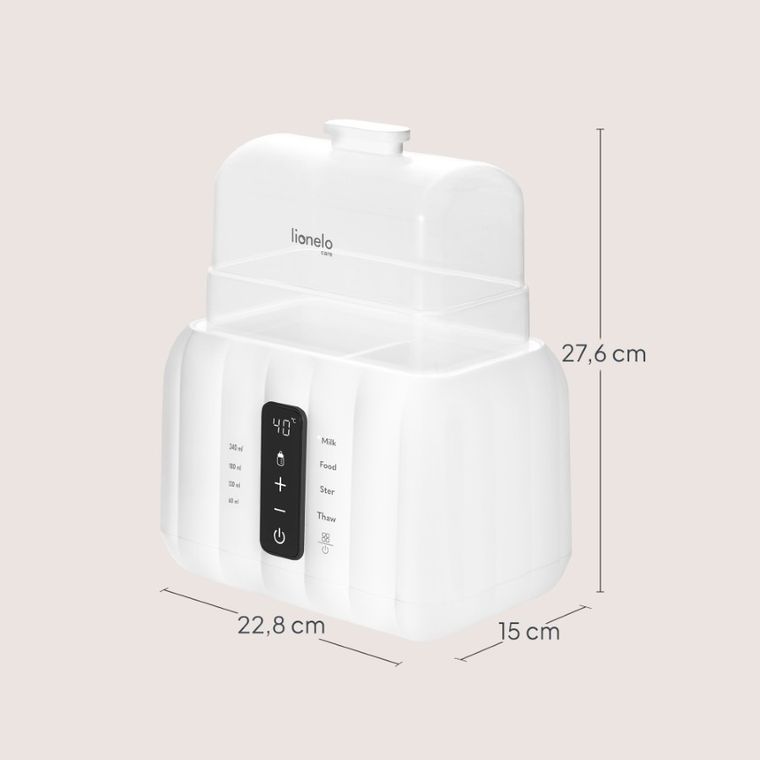 Lionelo, Thermup Double, incalzitor dublu pentru biberoane, White
