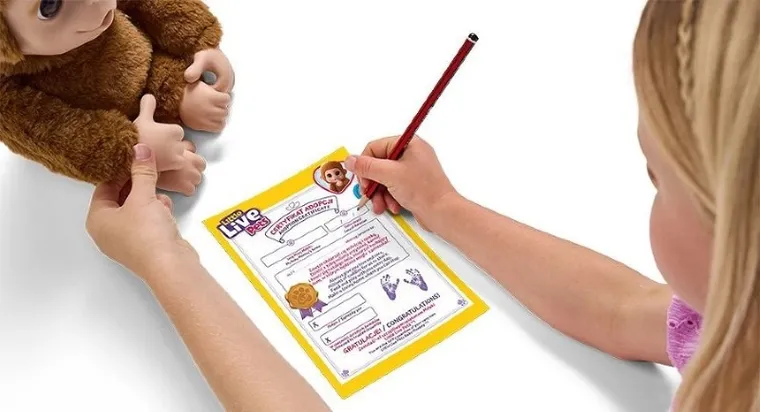 Little Live Pets, Maimutica mea, jucarie de plus interactiva