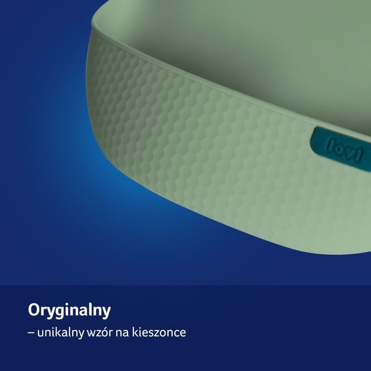 Lovi, baveta din silicon, Pistachio