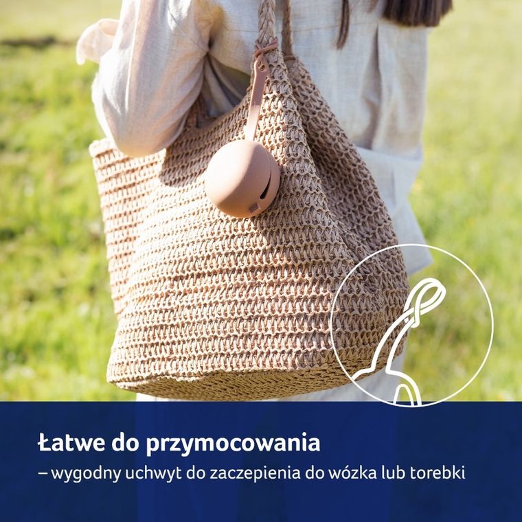 Lovi, cutie din silicon pentru suzeta, Nude