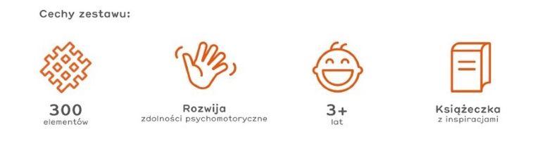 Marioinex, Mini Waffle, set de constructie, 300 piese