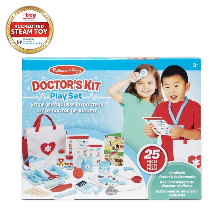 Melissa & Doug, Doctor, set de joaca, 25 piese