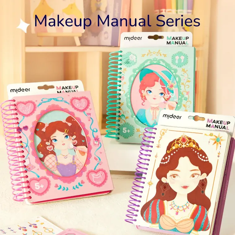 Mideer, Caietul creativ al micutei make-up artist, Tea Party