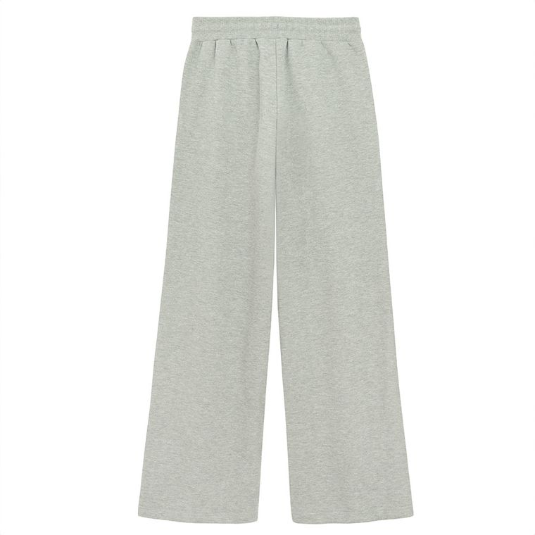 Pantaloni de trening gri cu croiala larga wide oversize NOWEAR