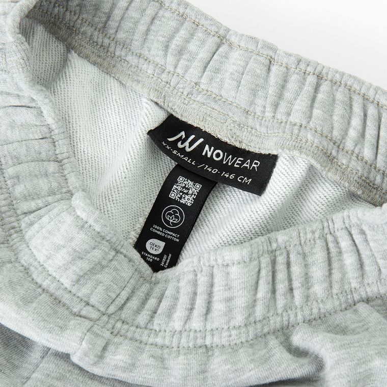 Pantaloni scurti din bumbac pieptanat NOWEAR