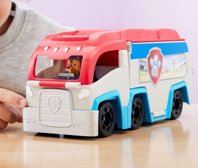 Paw Patrol, Pups Squad, Paw Patroller, masina fara figurina